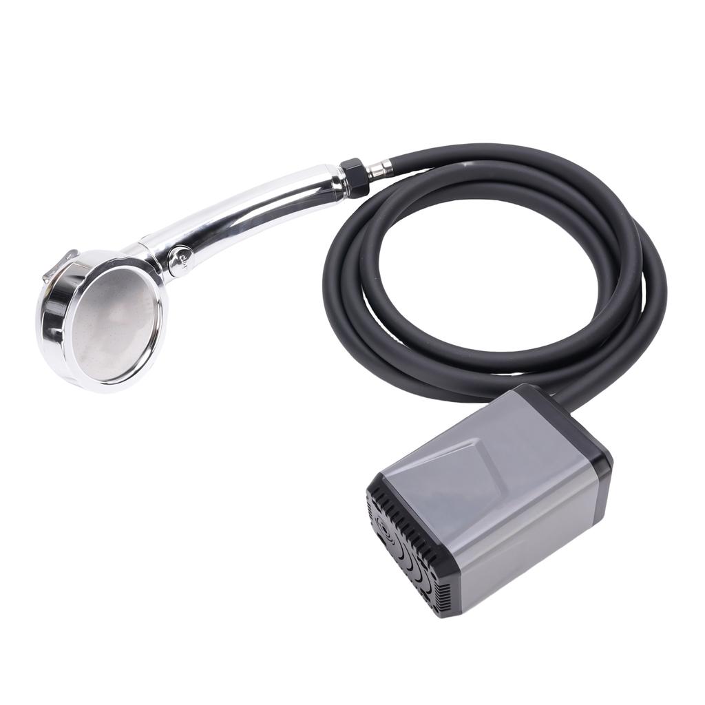 Portable Camping Shower Outdoor Electric Shower Pump USB Rechargeable Battery Powered Shower with Display Screen