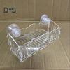 Aquarium Plant Holder Hanging Fish Tank Plant Pot with Suction Cups Clear Acrylic Aquatic Planter Cup Flower Rack