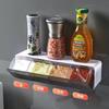 Kitchen Wall Mounted Seasoning Box Salt Pepper Spice Rack Sugar for Kitchen Gadget Sets Organizer and Storage Container Tool