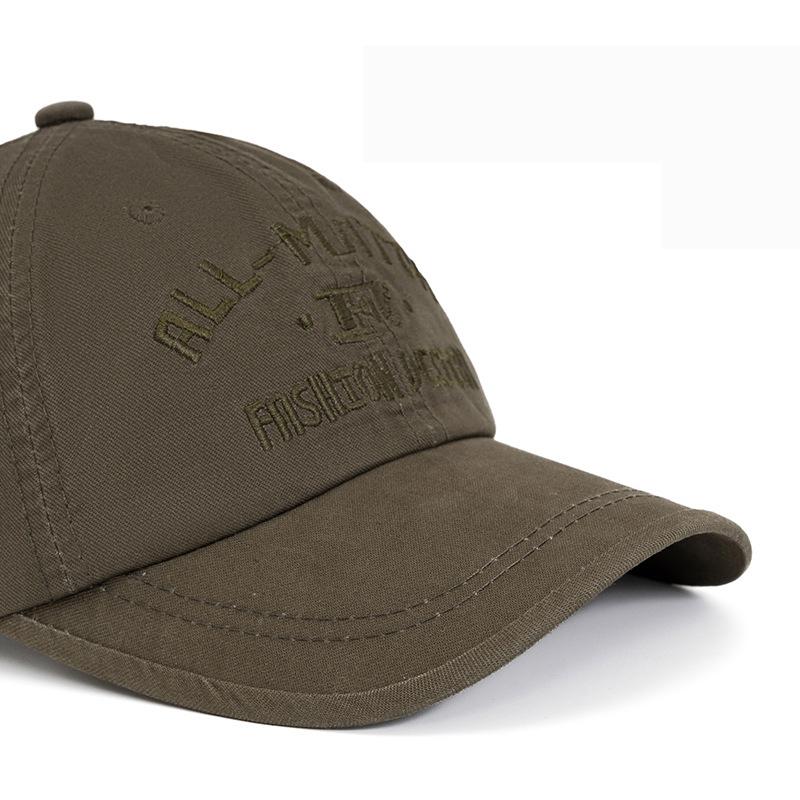 Cotton Baseball Cap Men's Spring Summer Sunshade Youth Outdoor Sun Cap