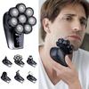 Upgrade Waterproof Rotary Shaving Equipment Multifunctional 8D Face Head Electric Shavers LED Display Electric Bald Head Shaver