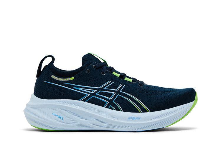 Men's Sneakers ASICS Gel-Nimbus 26 French Blue Electric Lime French Blue/Electric Lime