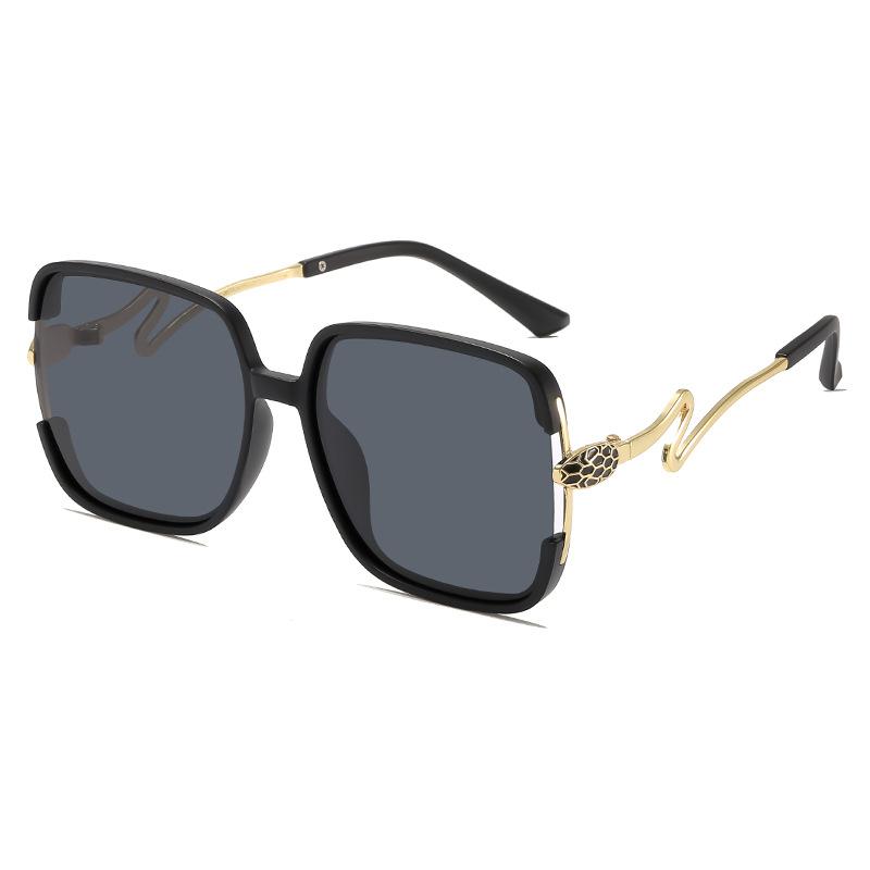 Sunglasses Women S Summer Sunglasses Retro Versatile Large Frame Polarized Anti-Ultraviolet Glasses Tide Polarized uv protection lenses