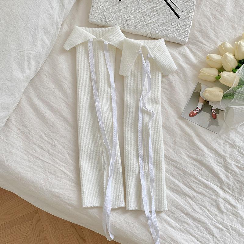 Women Leg Warmers Ballet Style Sweet Girls Long Socks Stockings Knitted Foot Cover Knee Socks JK Lolita Girls Leg Warmers