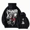 Jujutsu Kaisen Grafické mikiny Podzim Zima Pánské Manga Vintage Oversized Unisex Streetwear Trendy Sportovní Grafika Y2k Krátký rukáv Klasický