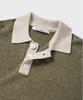 NONBLANK Raglan Half Sleeve Collar Knit_Deep Green