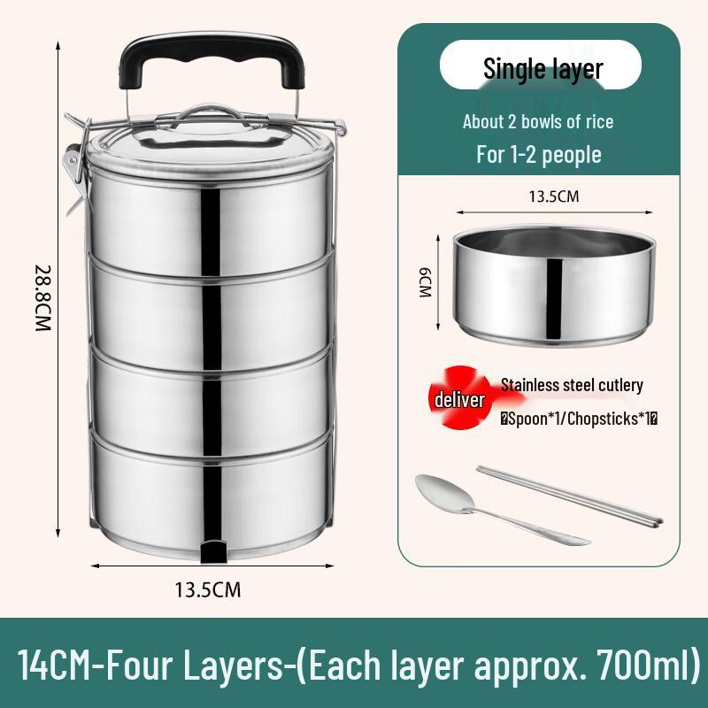 Yuduo HC Stainless Steel Multi-Layer Lunch Box