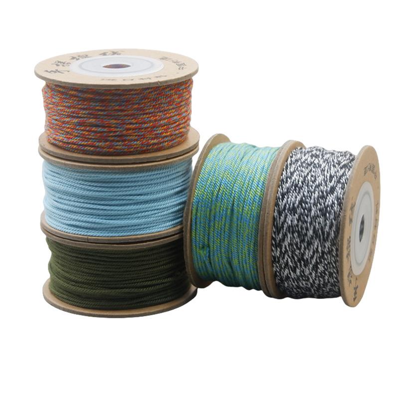 Dragon Boat Festival Multicolored Rope Diy Multicolored Rope Hand-Woven Self-Woven Hand Rope Material Bracelet Tibetan Hand Rubbing Cotton Thread Rope