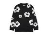 DENIM TEARS Long Sleeve Cotton Wreath Tee Black