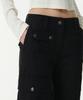 MUSINSA STANDARD WOMAN Women'S Semi-Bootcut Utility Cargo Pants [Black]