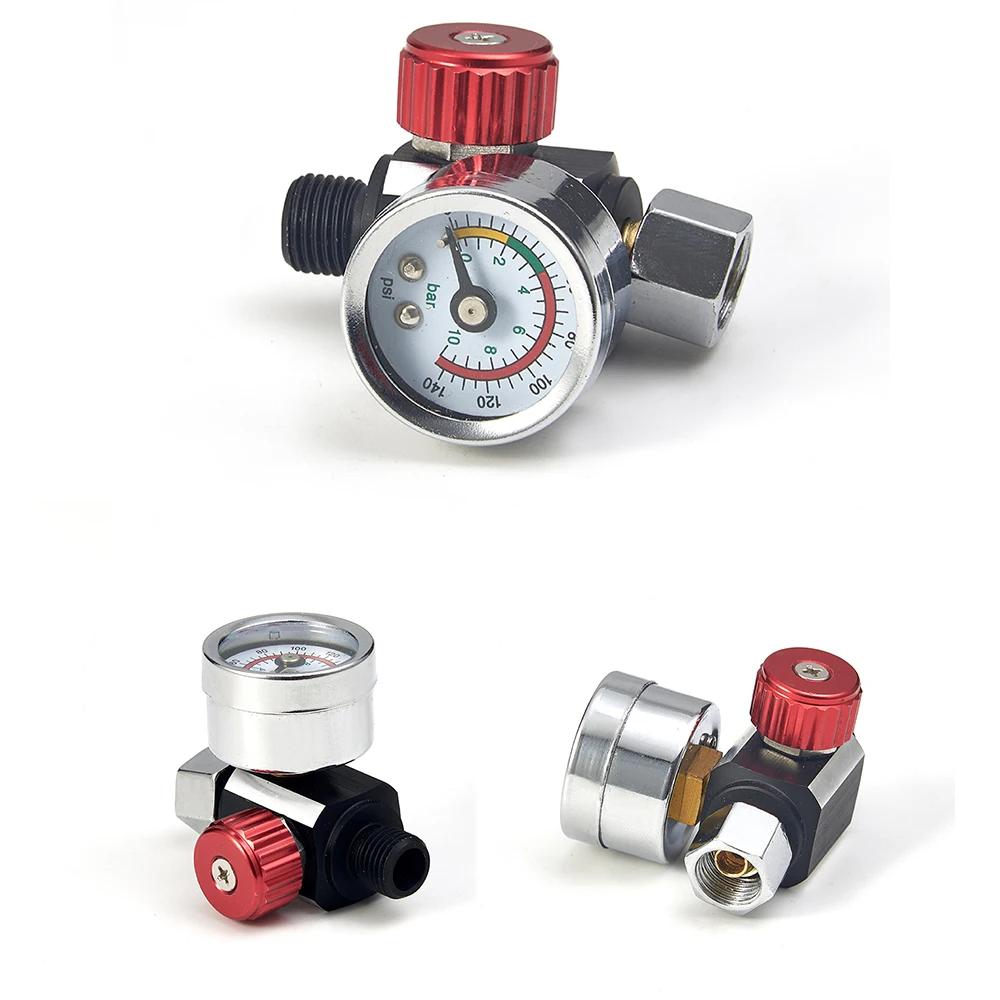 Paint Spray Gun Pressure Regulator Spray Tool Pressure Regulating Valve Best- Pneumatic Tool Accessories Pressure Gauge