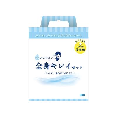 Shikoku Paper Sales Whole Body Clean Set That Does Not Require for Disaster Prevention Prevention Goods Water, Long-term Preservation, useDisaster