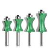 4-Piece Set of 8-handle Arc Cutter Woodworking Milling Cutter Flat Bottom Arc Cutter Arc Cutter Arc Cutter Woodworking Milling Cutter Slotting Cutter