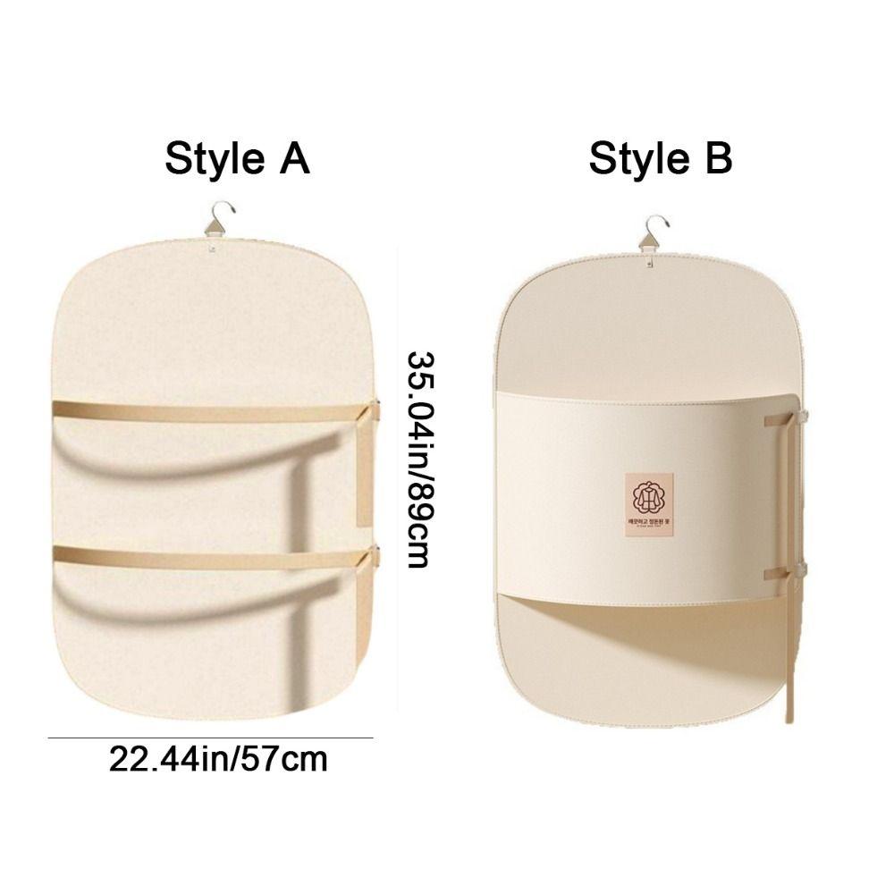Oxford Cloth Clothing Compression Board Large Capacity Dust-proof Clothes Dust Cover Folding Space Saving Suit Cover Storage Bag