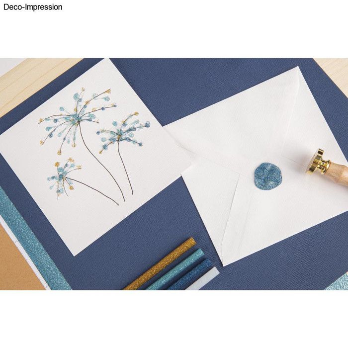 10 bâtonnets de colle à paillettes pour pistolet à colle 10 x 0,7 cm - Argenté-Doré