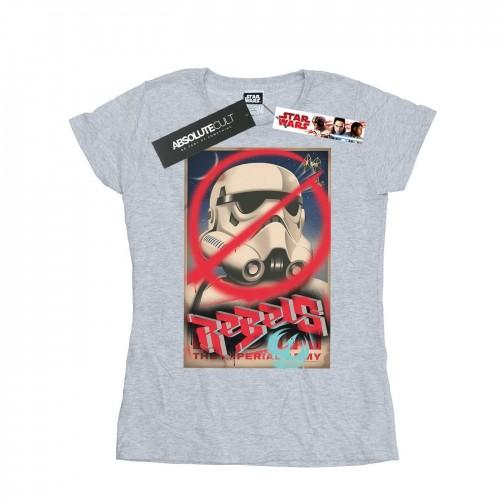 

Star Wars Womens/Ladies Rebels Poster Cotton T-Shirt білий