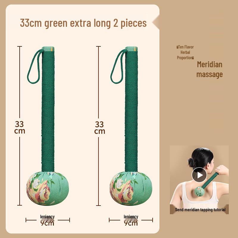 Mugwort Meridian Massage Hammer for Back & Shoulder Tapping