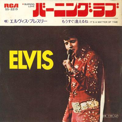 7inch Record ELVIS PRESLEY  Burning Love  Its A Matter Of Tim SS2213 RCA 1972 Japan Rock Used