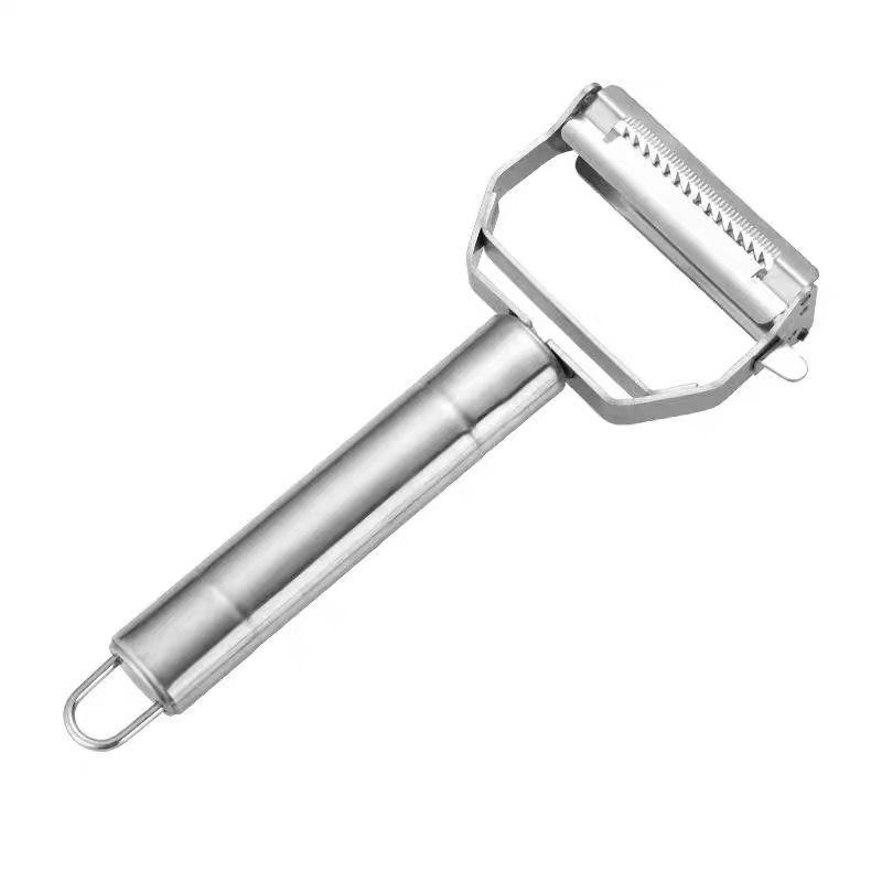 3-in-1 Stainless Steel Peeler & Grater for Fruits and Vegetables Stainless Steel Double-sided Grater