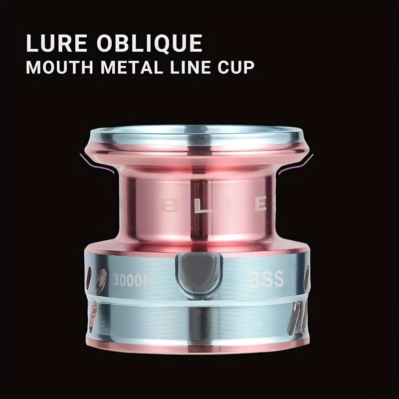 Macaron Color Spinning Fishing Reel Anti-corrosion and Wear-resistant Fishing Reel Suitable for Freshwater and Seawater Long-distance Casting