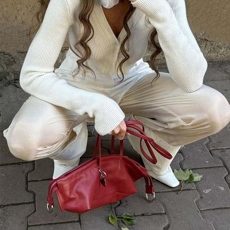 Frühlingsdurchsichtige Patchwork Straight Hose Damen Hohe Taille Tasche Reißverschluss Mode Streetwear Slim Damen Hose