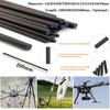 1/5/10pcs Solids Carbon Fiber Rod D:1mm-18mm (L:100/200/250/500mm) Reinforcement Rod High Strength Light Weight for DIY