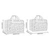 2Pcs Sewing Machine Storage Bag Carrying Bag Outdoor for Scissors Home Sewing Machine Carrying Case Handbag Yarn Storage Holder