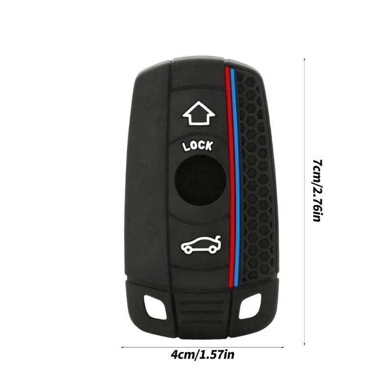 Antislip Car Key Case Full Wraparounds Protection Soft Silicone Cover For Select Models Car Vehicle Key Cover
