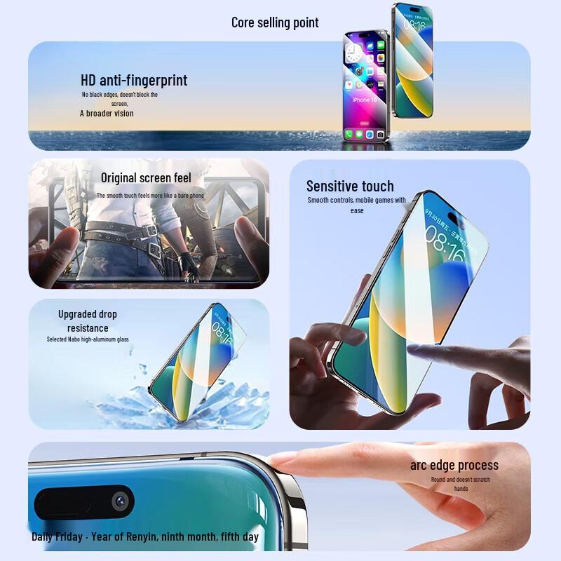 

Защитное стекло Smorss для экрана iPhone Quality Guaranteed / Replacement for Damage