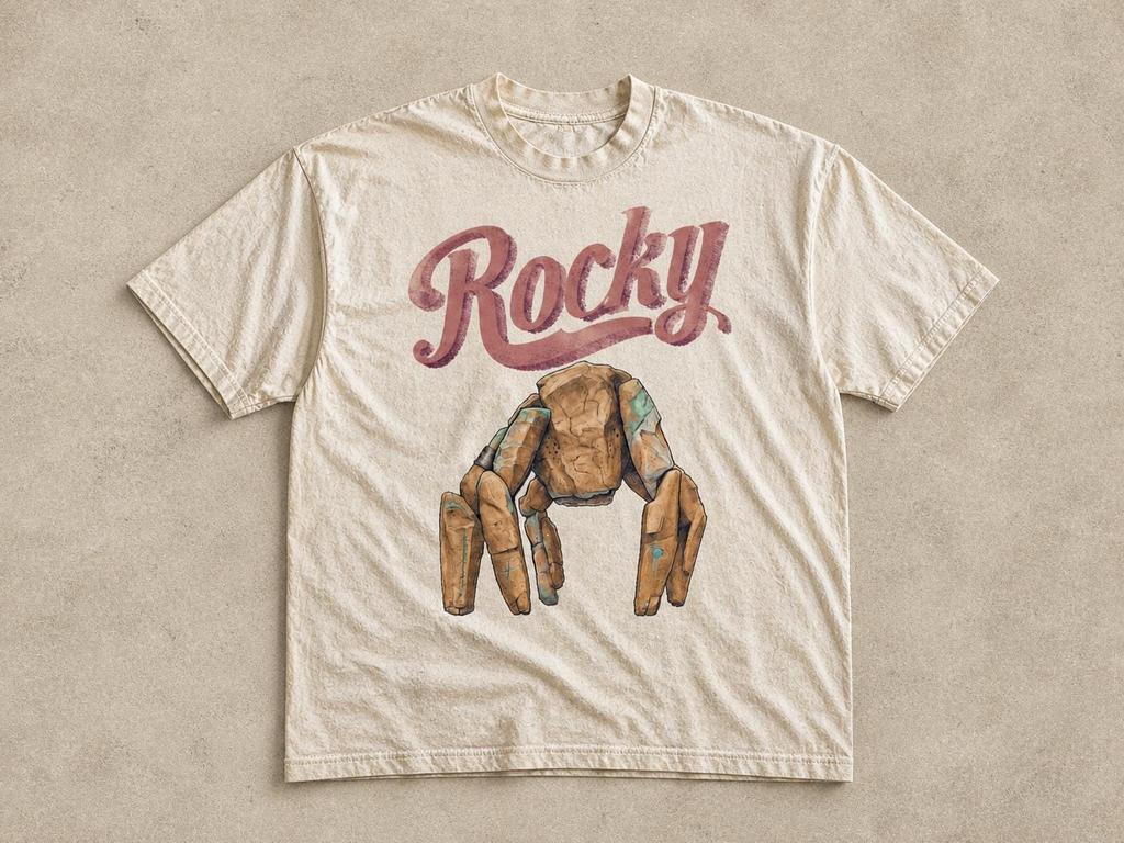 Project Hail Mary Rocky T-shirt, Book Lover Gift, Retro Sci-Fi Tee, Comfort Colors Shirt