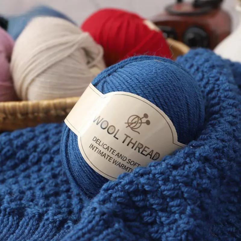 Medium Thickness Wool Yarn, Hand Knitting Scarf, Sweater Yarn, Children's Knitting Needles, Cashmere Yarn, DIY, Medium Thickness