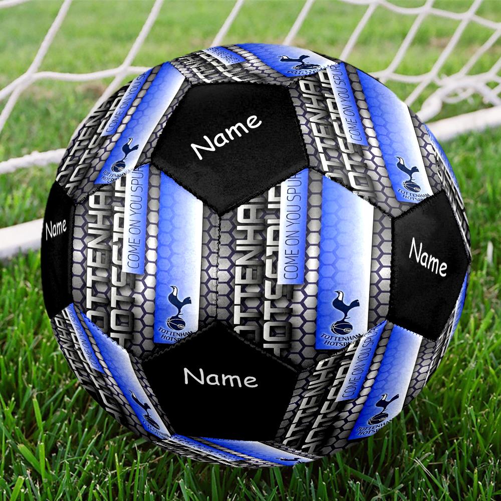 Individueller Name Tottenham Hotspur Thema Größe 5 Fußball, Geeignet für Indoor- und Outdoor-Spiele, ein Geschenk für jeden geeignet.