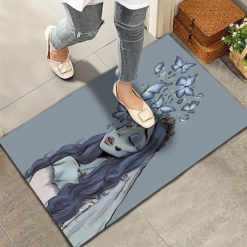 Corpse Bride Carpet Rug For Living Room Bedroom Home Sofa Decoration Kids Play Nonslip Floor Mat