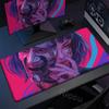 40x90cm Gaming Samurai Oni Mouse Pad Japan Mask Girl Deskmat Large Gamer Professional Premium Mousepad Speed Control Accessories