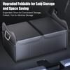 Trunk Organizer for Car Car Trunk Storage Organizer with Lid Large Foldable Storage Box Vehicle Accessories for Cargo Backseat