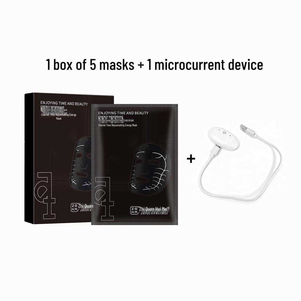 AI Microcurrent Conductive Beauty Mask: Lifting, Tightening, Hydrating, Rejuvenating Skincare Technology for Professional Use.
