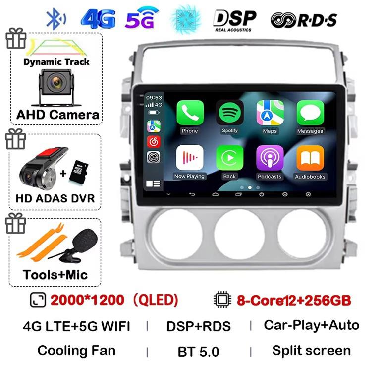 Android 14 Carplay Auto Car Radio For Suzuki Liana 2004-2008 Multimedia Video Player Autoraido GPS Cooling Fan Stereo Head Unit