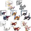 MOOXI Monster MHS Spiel Drache Mizutsune Valstrax Tigrex Erwachsene Spaß Bausteine Set MOC Ziegel Modellbausatz Spielzeug Kind Junge Mädchen Geschenk
