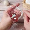 Fingerklicker Zähler Blume Strass Design LCD Display Nummernverfolgung Aufzeichnung Ring Verstellbar Zurücksetzbar Zählwerk