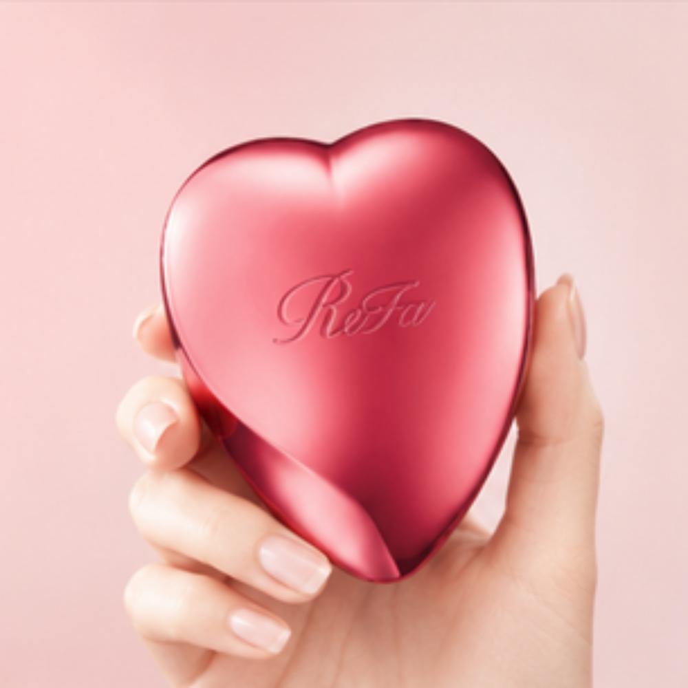 ReFa / Heart Brush Series / Instant Detangling & Glossy Shine / Shine Red, Matte White / From Korea красный