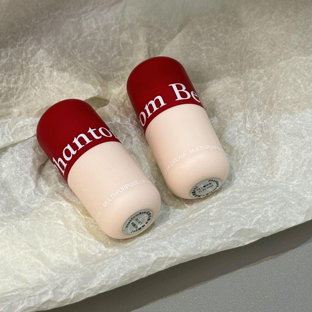 Phantom Bear Multi-Use Cream: Long-Lasting Matte Velvet Lip Glaze