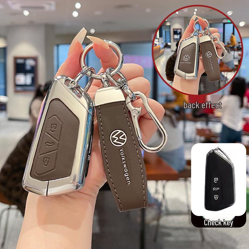 Compatible Key Case for Volkswagen Golf 8, ID4, Lingdu, Lanxun, ID3, Tiguan L, Passat Pro, and Touareg.