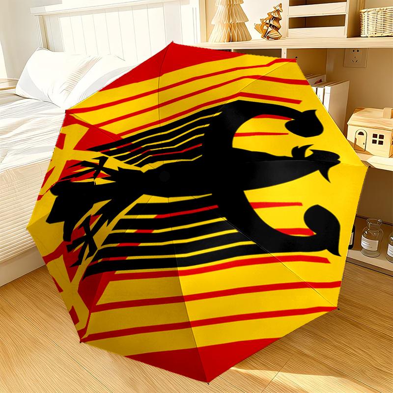 Eagle Emblem Of Germany Automatic Folding Umbrella - 8-Rib Travel Umbrella with Auto Portable Case, Ideal Gift for Birthdays