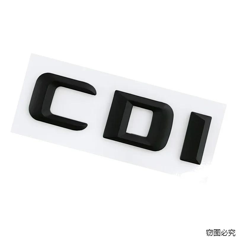 ABS Car Tail Letters Emblem Sticker Auto Fender Side Badge for Mercedes Benz CGI CDI Logo W111 W210 W213 W203 W205 CLK CLA GLA RW1