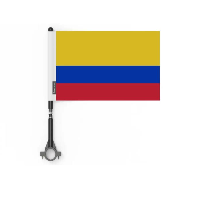Drapeau - Vélo - Colombie - 20 kusů - 14 x 21 cm - Polyester - Extérieur
