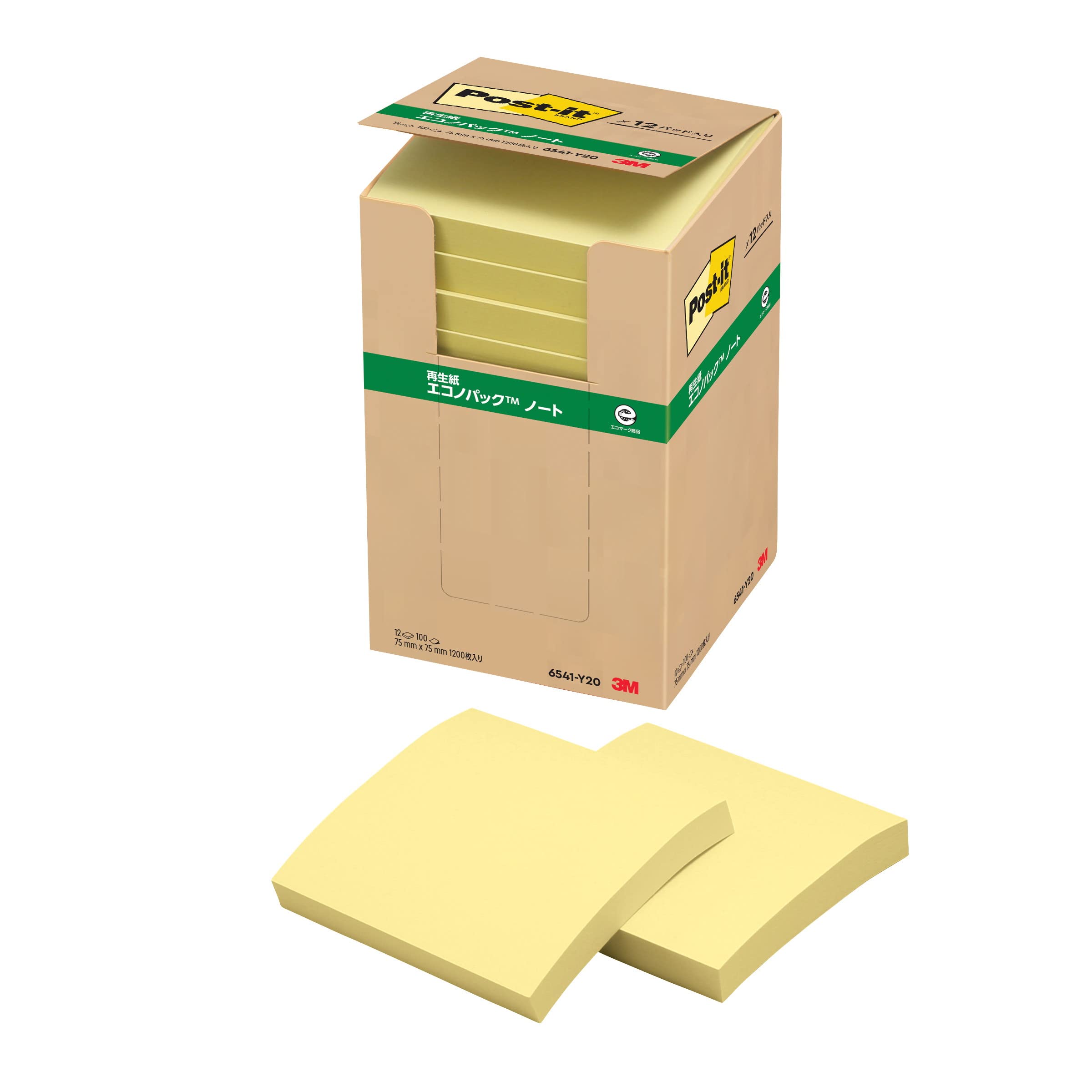 

Заметки желтые 75 x 75 мм 100 листов x 10 блокнотов Post-it 6541-Y