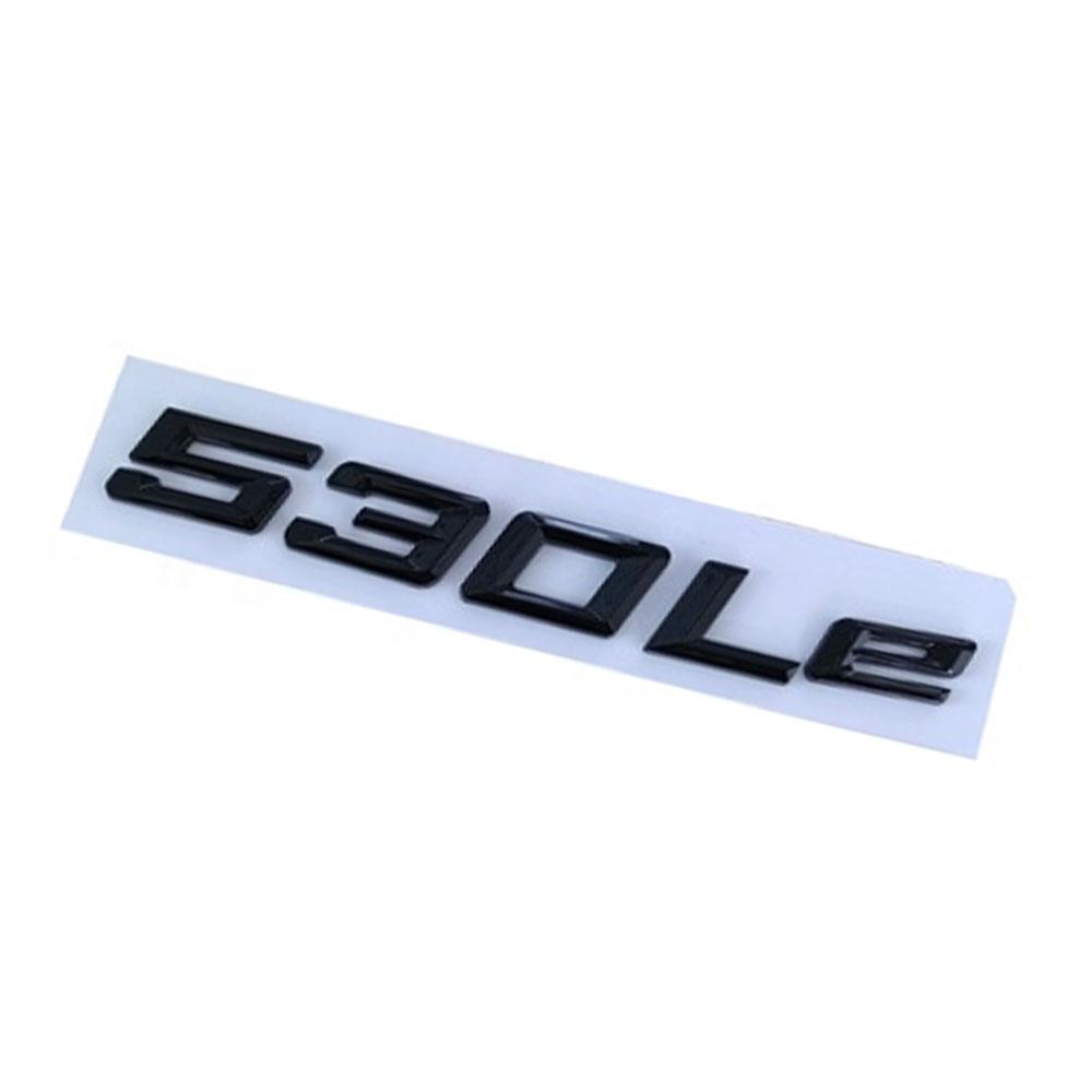 530Le 530e Logo For BMW 530Le 530e Car Fender Side Sticker Rear Bumper Sticker Rear Door Trunk Badge Adhesive Accessories