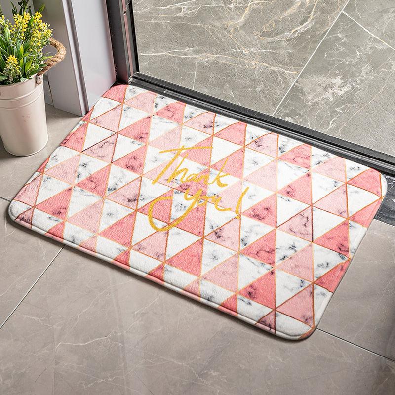 Door Rug Mat Carpet Bedroom Door Pad Toilet Bathroom Non-slip Mat Home Moisture-wicking Foot Best Mat Durable Durable