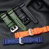 24mm 26mm Rubber Watch Band for Panerai Luminor Submersible Lightning 1164 PAM01209 Black Universal Silicone Strap Watch Band onSamsung Smart Watches