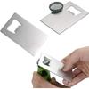 Wedding Gift Stainless Steel Card Shape Beer Bottle Opener For Wallet Pocket Bar Restaurant DIY Mini Anti-Rust Food Grade Favor